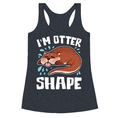 I'm Otter Shape Racerback Tank