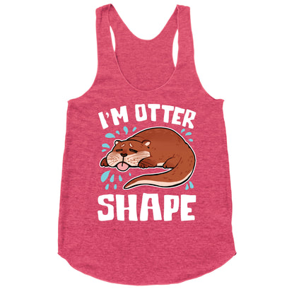 I'm Otter Shape Racerback Tank