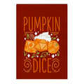 Pumpkin Dice Garden Flag