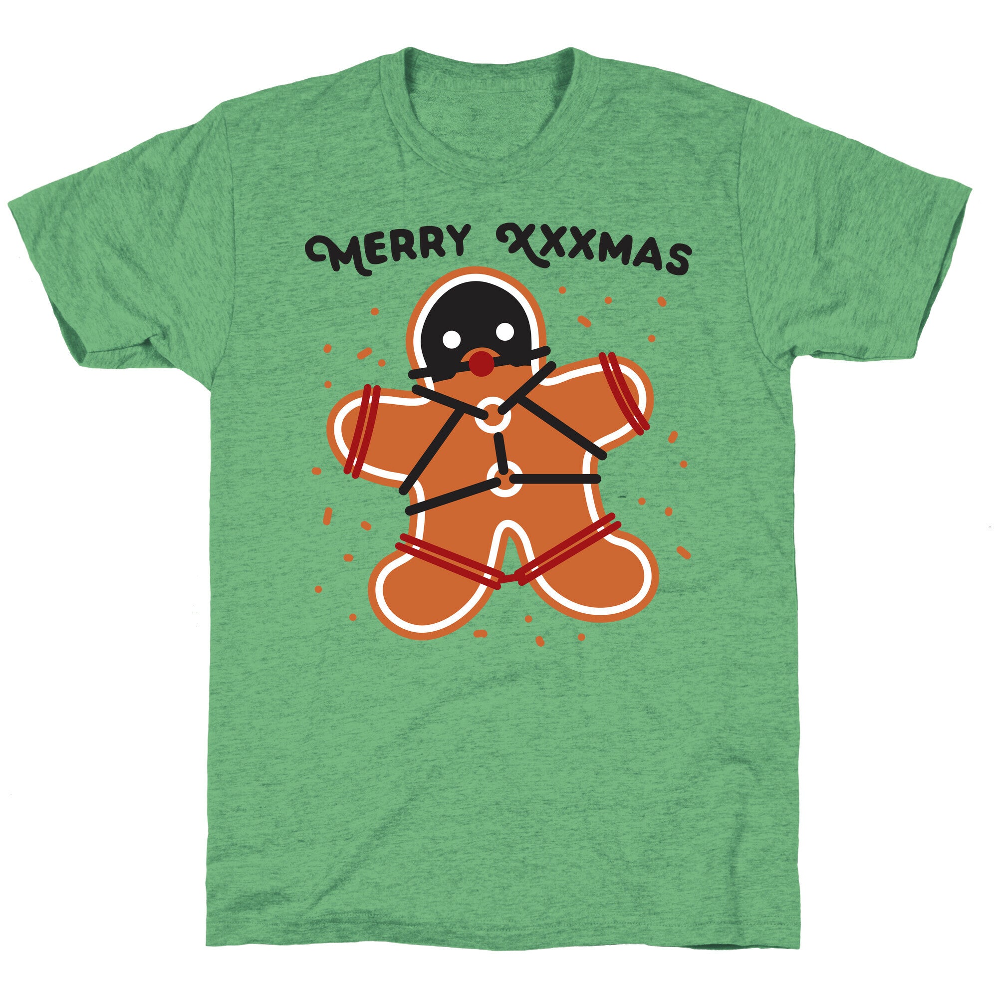 Merry XXXmas Gingerbread Unisex Triblend Tee