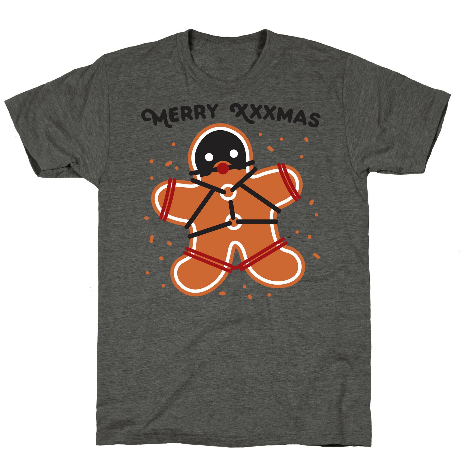 Merry XXXmas Gingerbread Unisex Triblend Tee