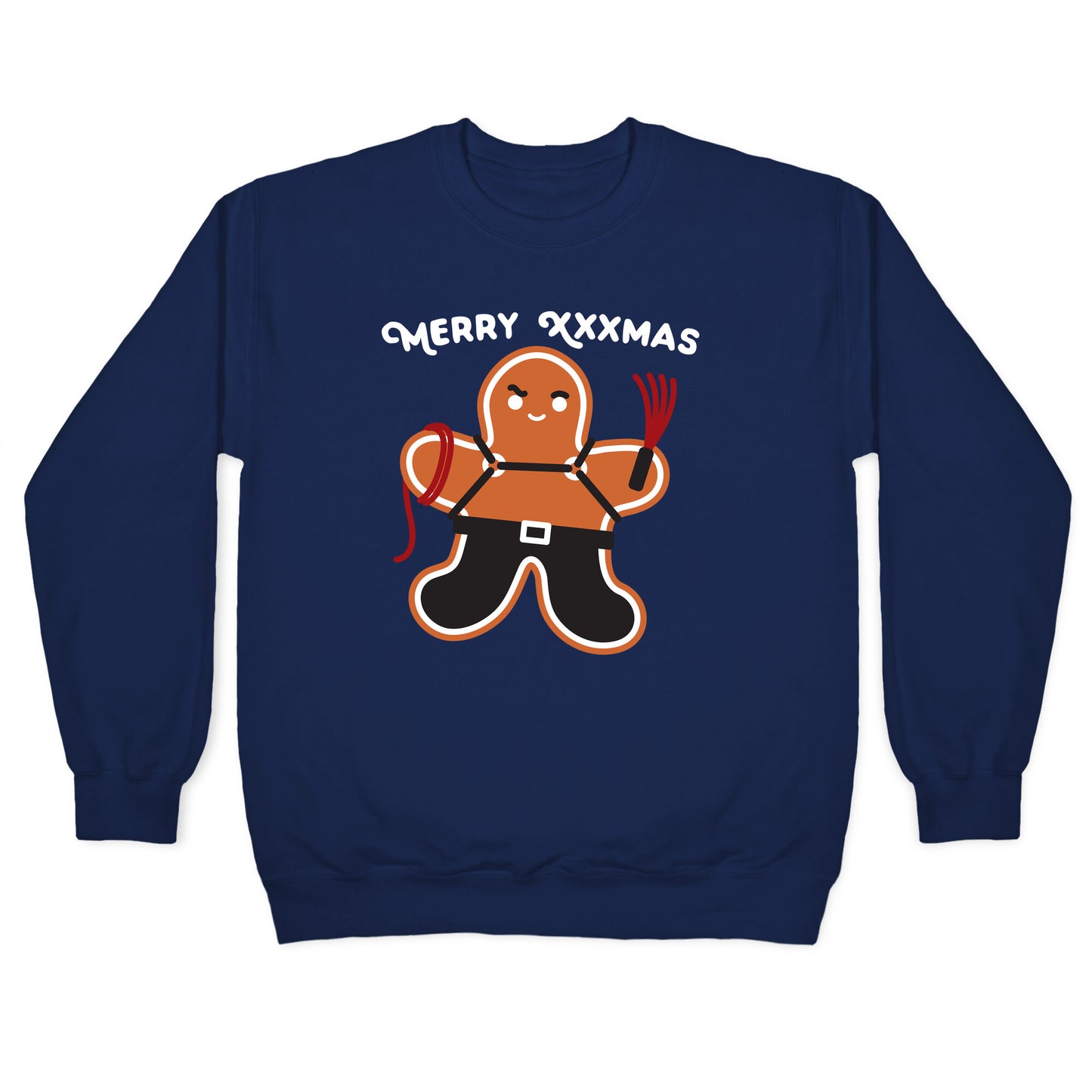 Merry XXXmas Gingerbread Crewneck Sweatshirt