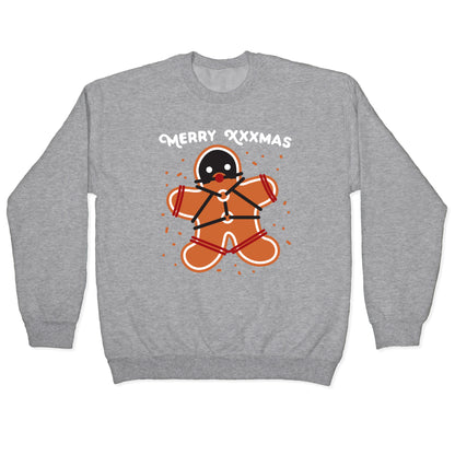 Merry XXXmas Gingerbread Crewneck Sweatshirt