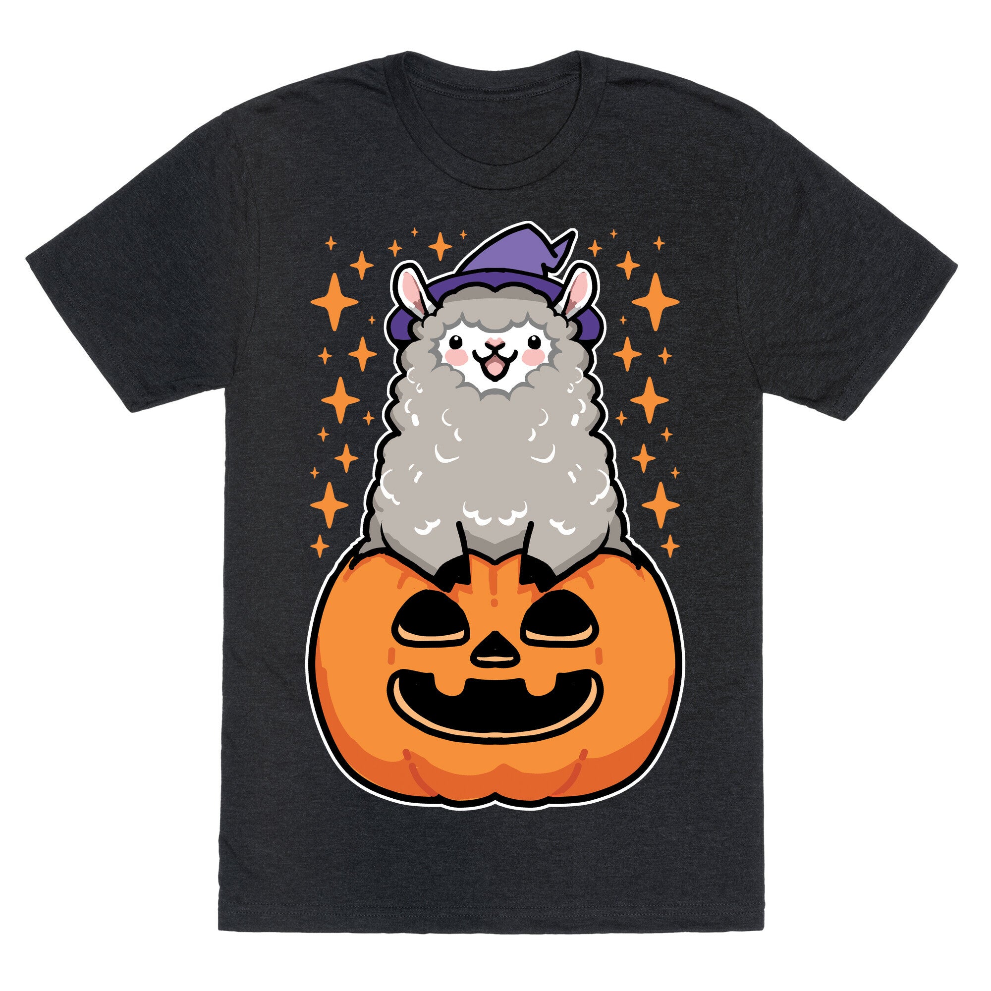 Cute Halloween Alpaca Unisex Triblend Tee