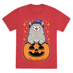 Cute Halloween Alpaca Unisex Triblend Tee