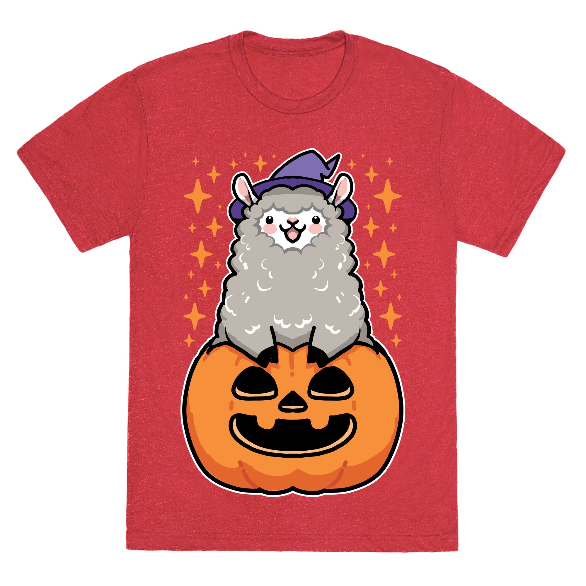 Cute Halloween Alpaca Unisex Triblend Tee