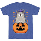 Cute Halloween Alpaca Unisex Triblend Tee