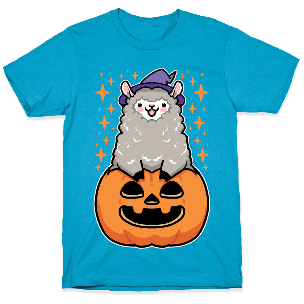 Cute Halloween Alpaca Unisex Triblend Tee