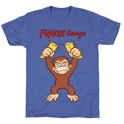 Furious George Unisex Triblend Tee
