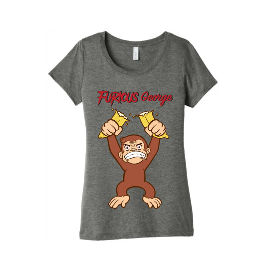 Furious George Women's Triblend Tee