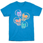 Pastel Skulls Glitch T-Shirt