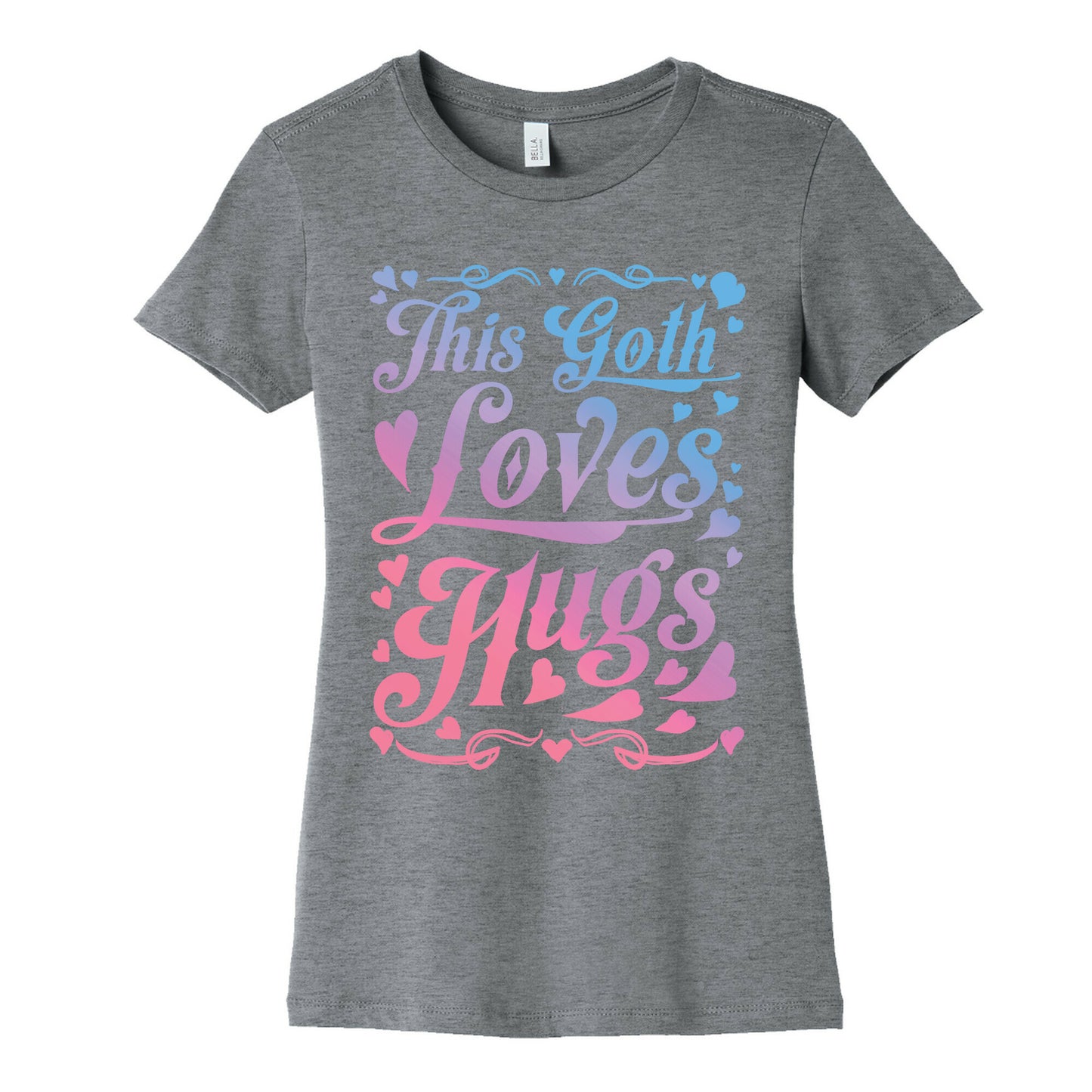 This Goth Loves Hugs (pastel goth) Women's Cotton Tee