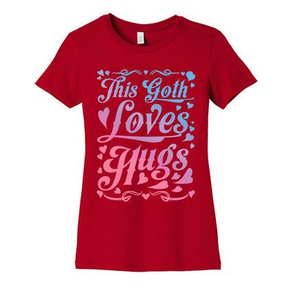 This Goth Loves Hugs (pastel goth) Women's Cotton Tee