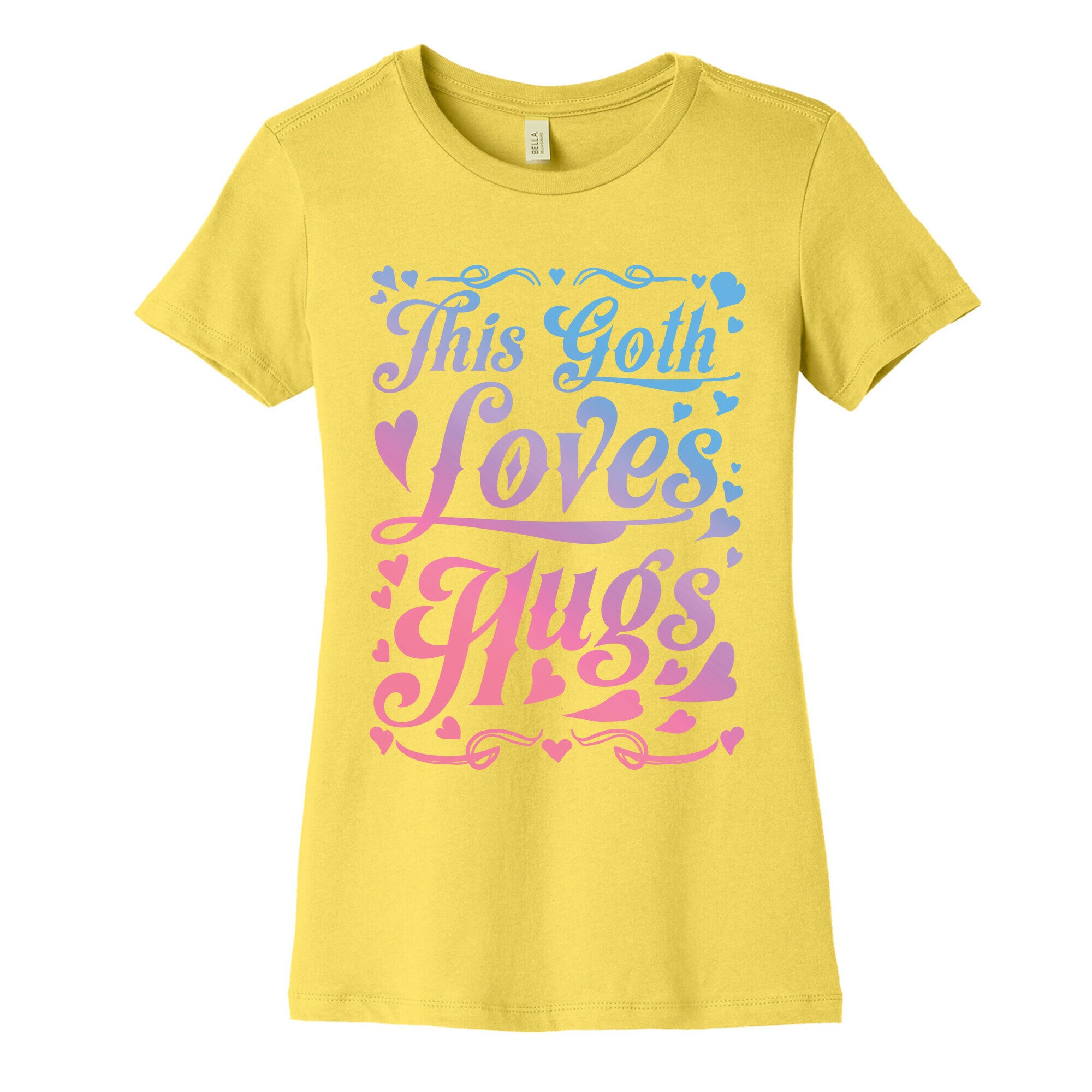 This Goth Loves Hugs (pastel goth) Women's Cotton Tee