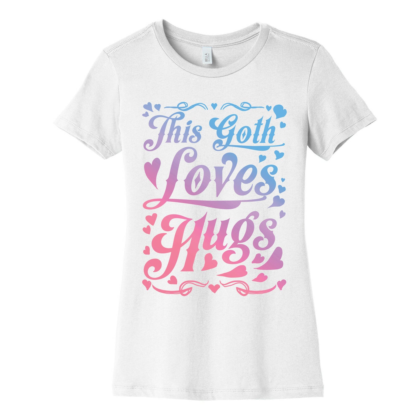 This Goth Loves Hugs (pastel goth) Women's Cotton Tee