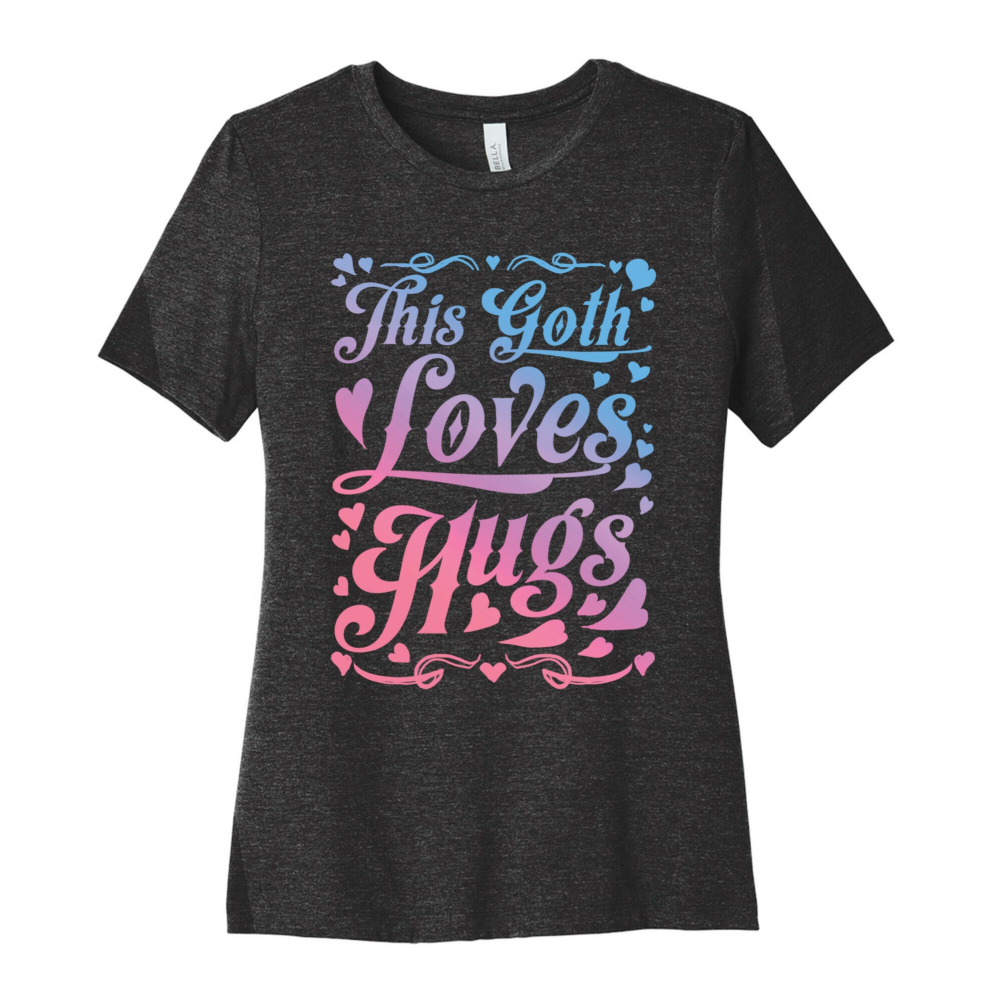This Goth Loves Hugs (pastel goth) Women's Cotton Tee