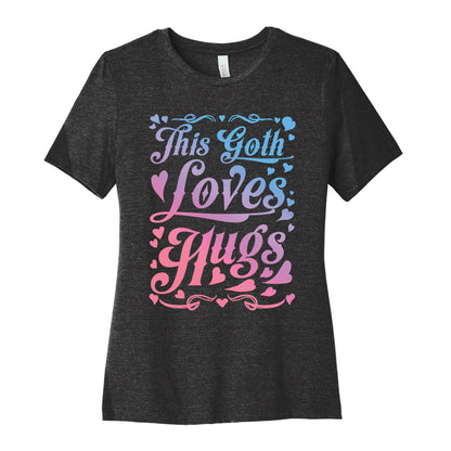 This Goth Loves Hugs (pastel goth) Women's Cotton Tee