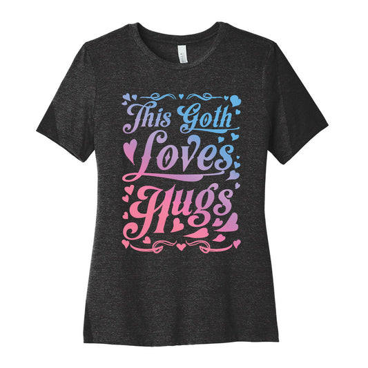 This Goth Loves Hugs (pastel goth) Women's Cotton Tee
