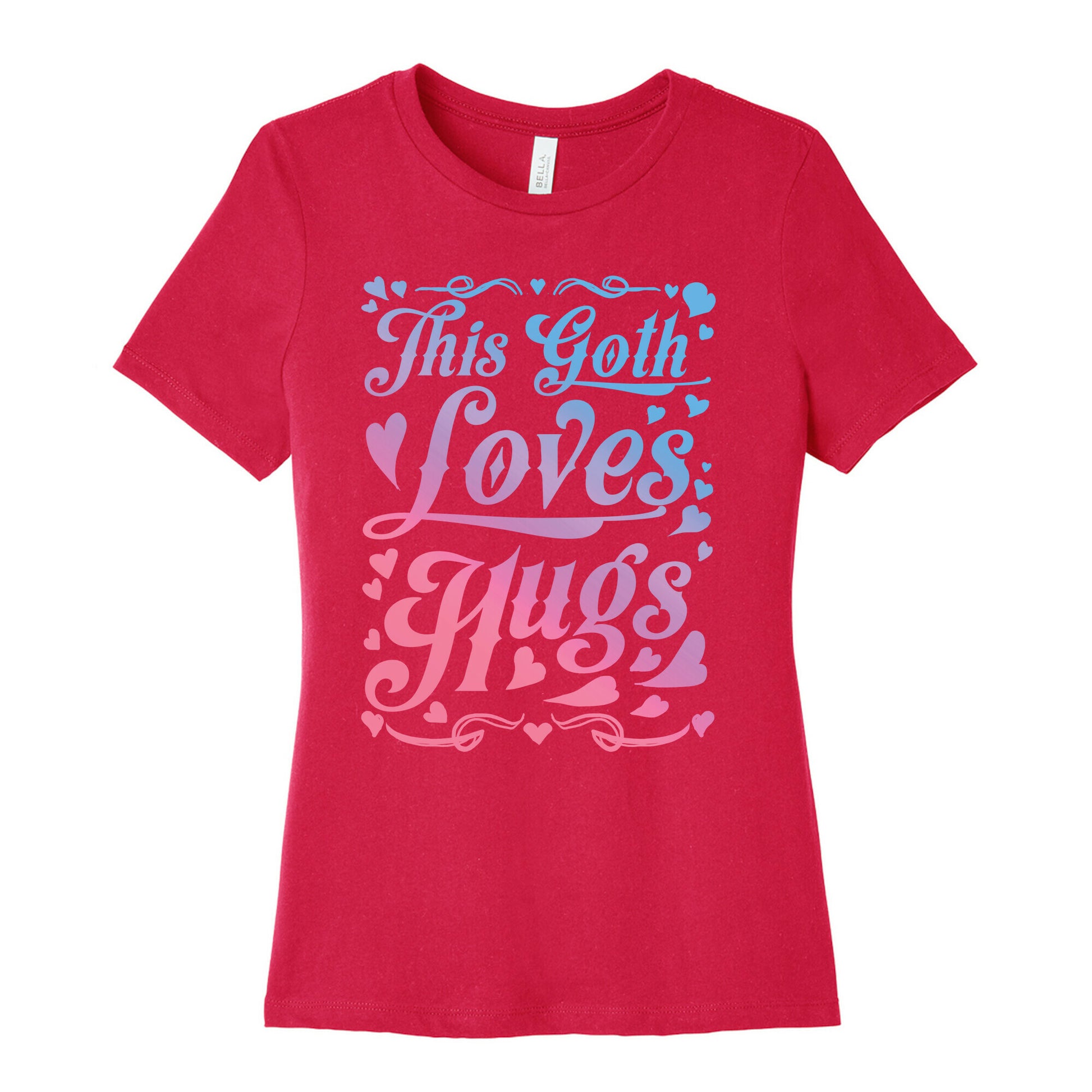 This Goth Loves Hugs (pastel goth) Women's Cotton Tee