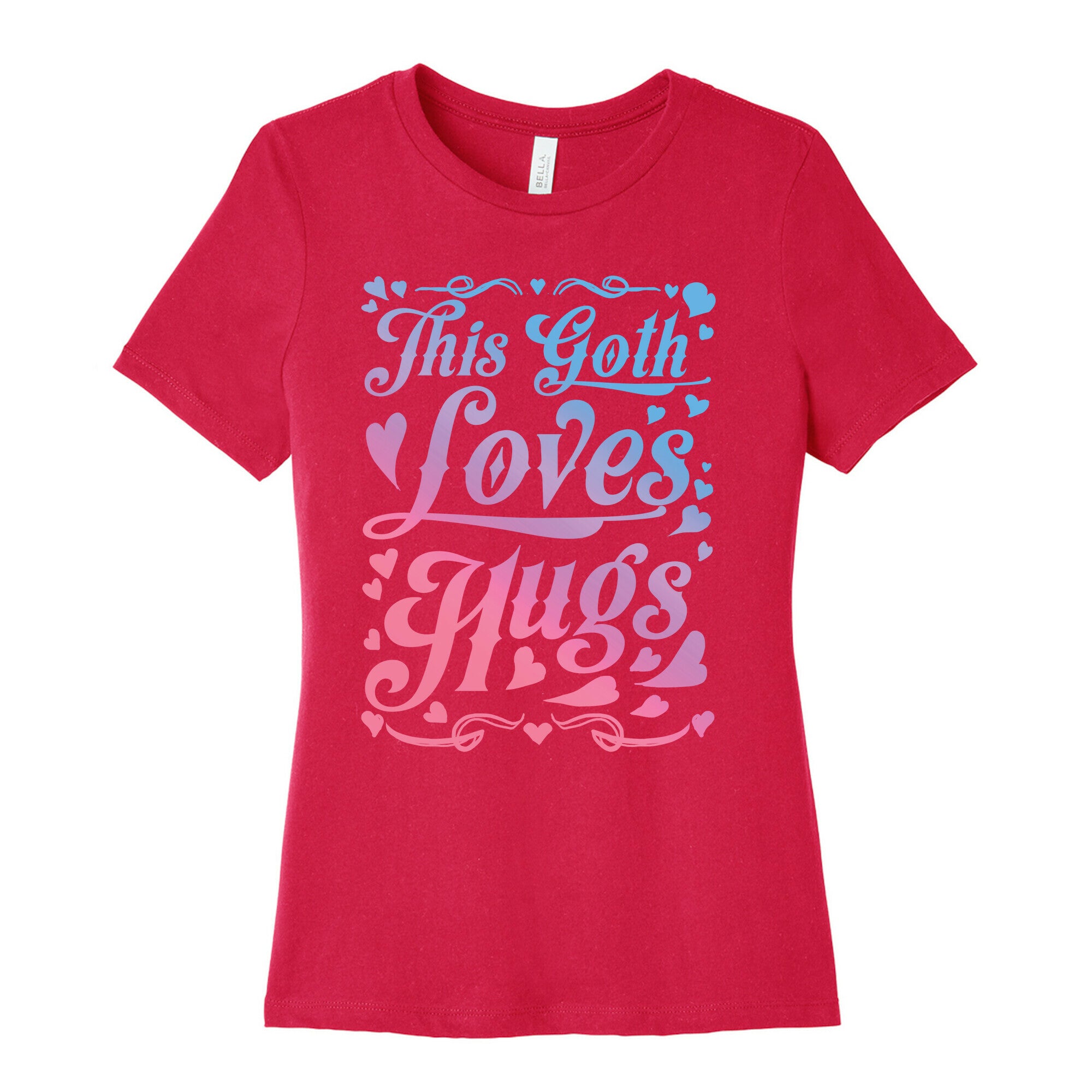 This Goth Loves Hugs (pastel goth) Women's Cotton Tee