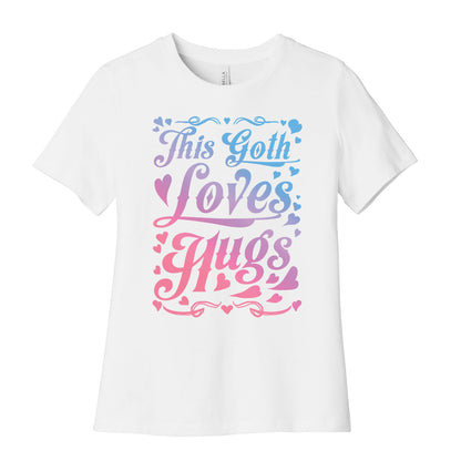 This Goth Loves Hugs (pastel goth) Women's Cotton Tee