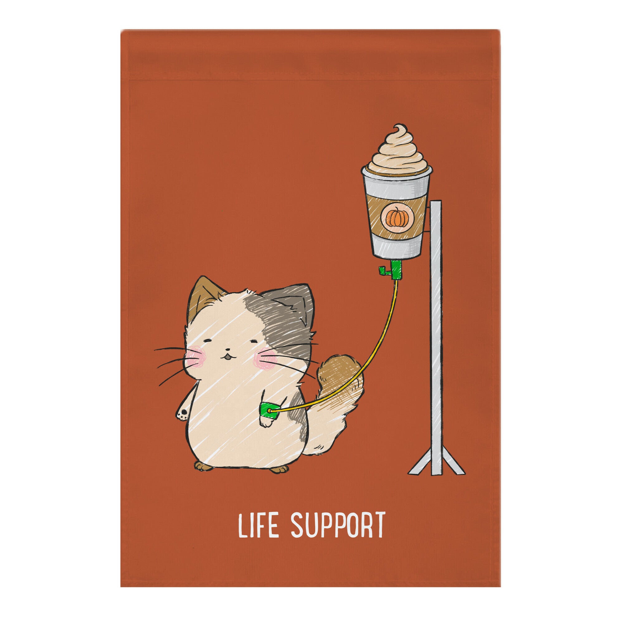 Life Support Garden Flag