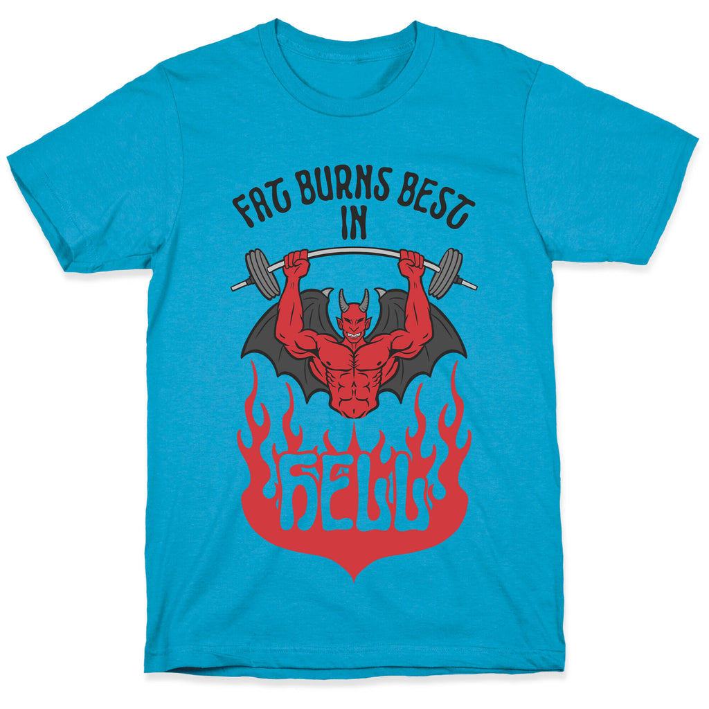 Fat Burns Best In Hell Unisex Triblend Tee