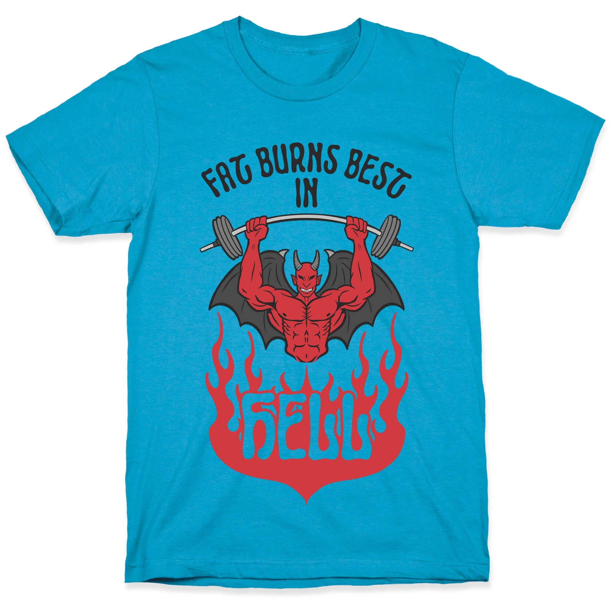 Fat Burns Best In Hell Unisex Triblend Tee