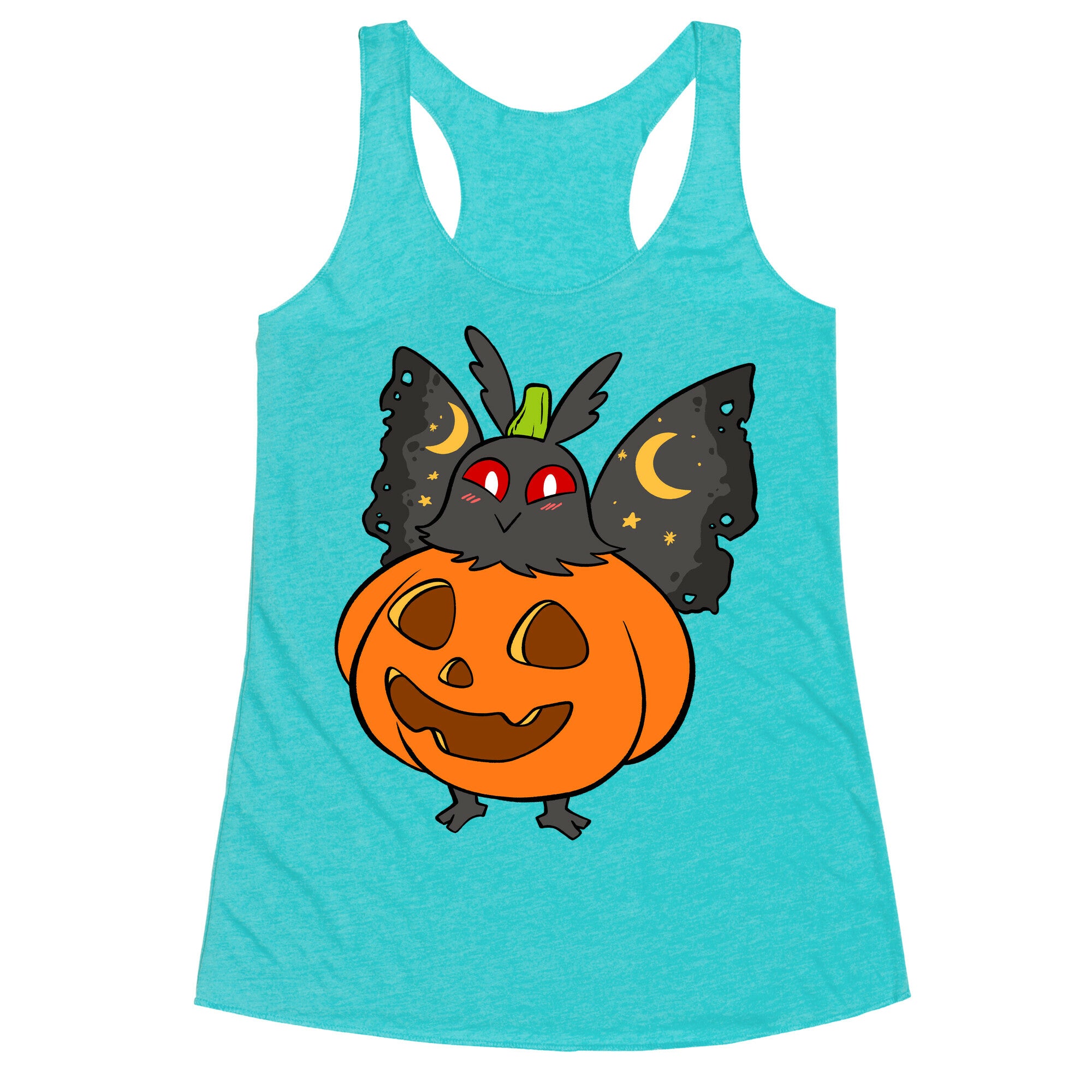 Mothman Pumpkin Racerback Tank