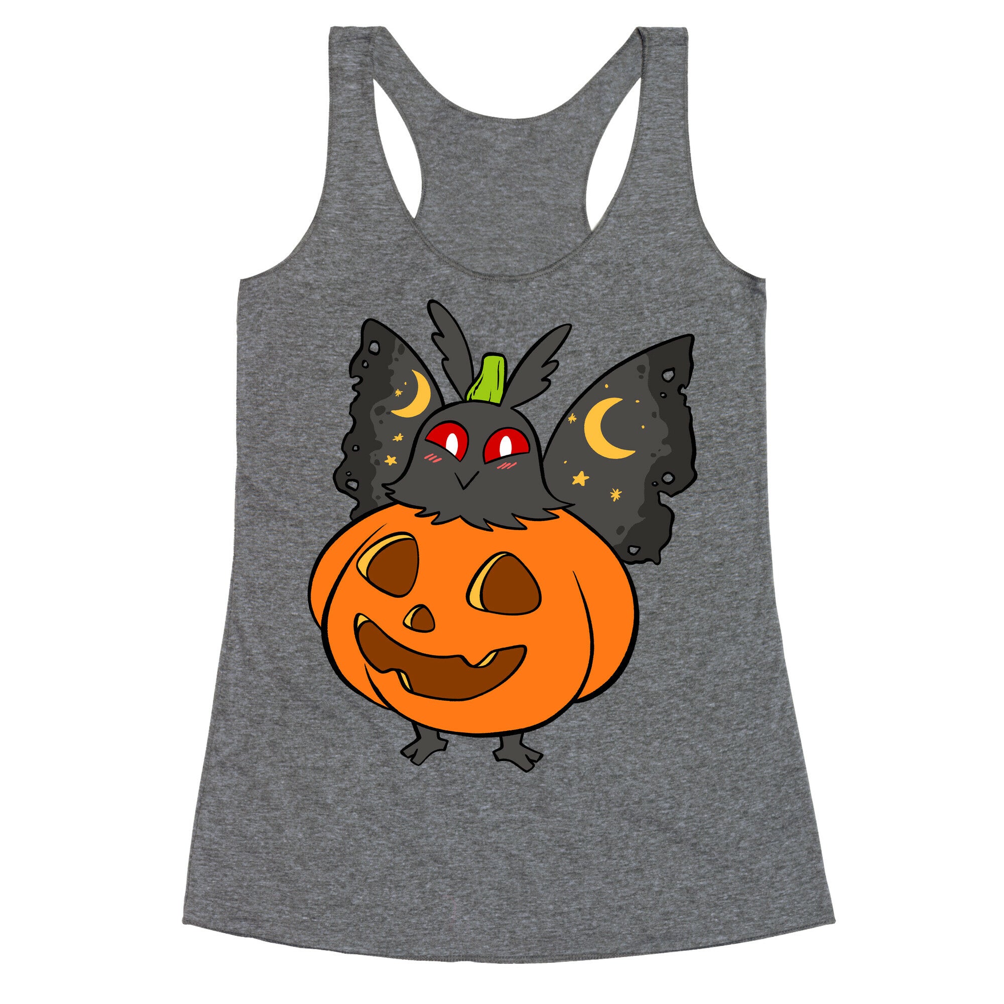 Mothman Pumpkin Racerback Tank
