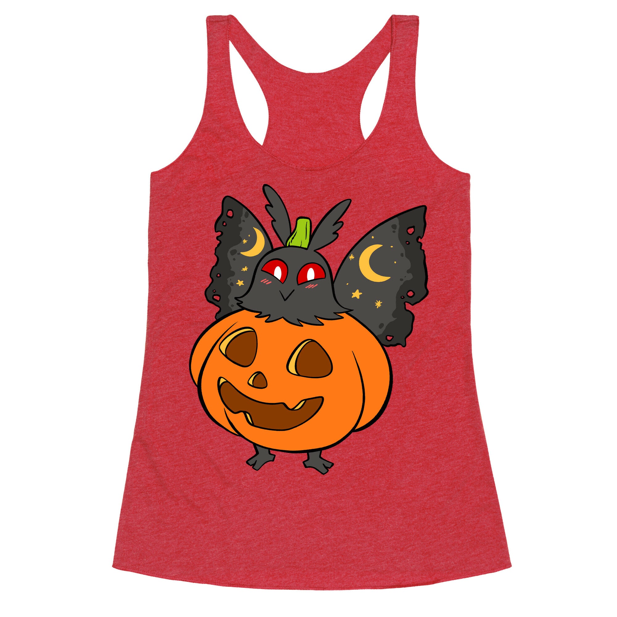 Mothman Pumpkin Racerback Tank