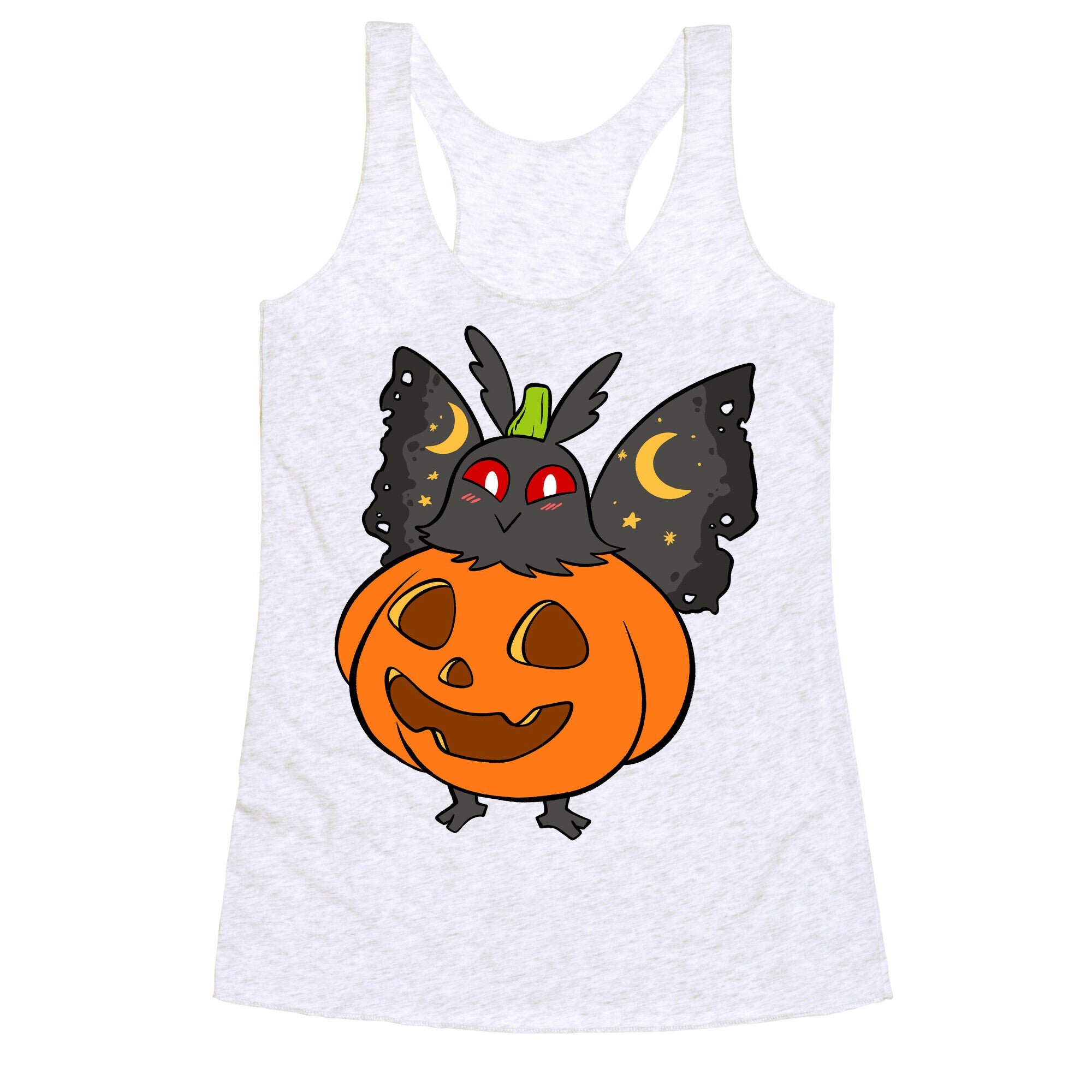 Mothman Pumpkin Racerback Tank