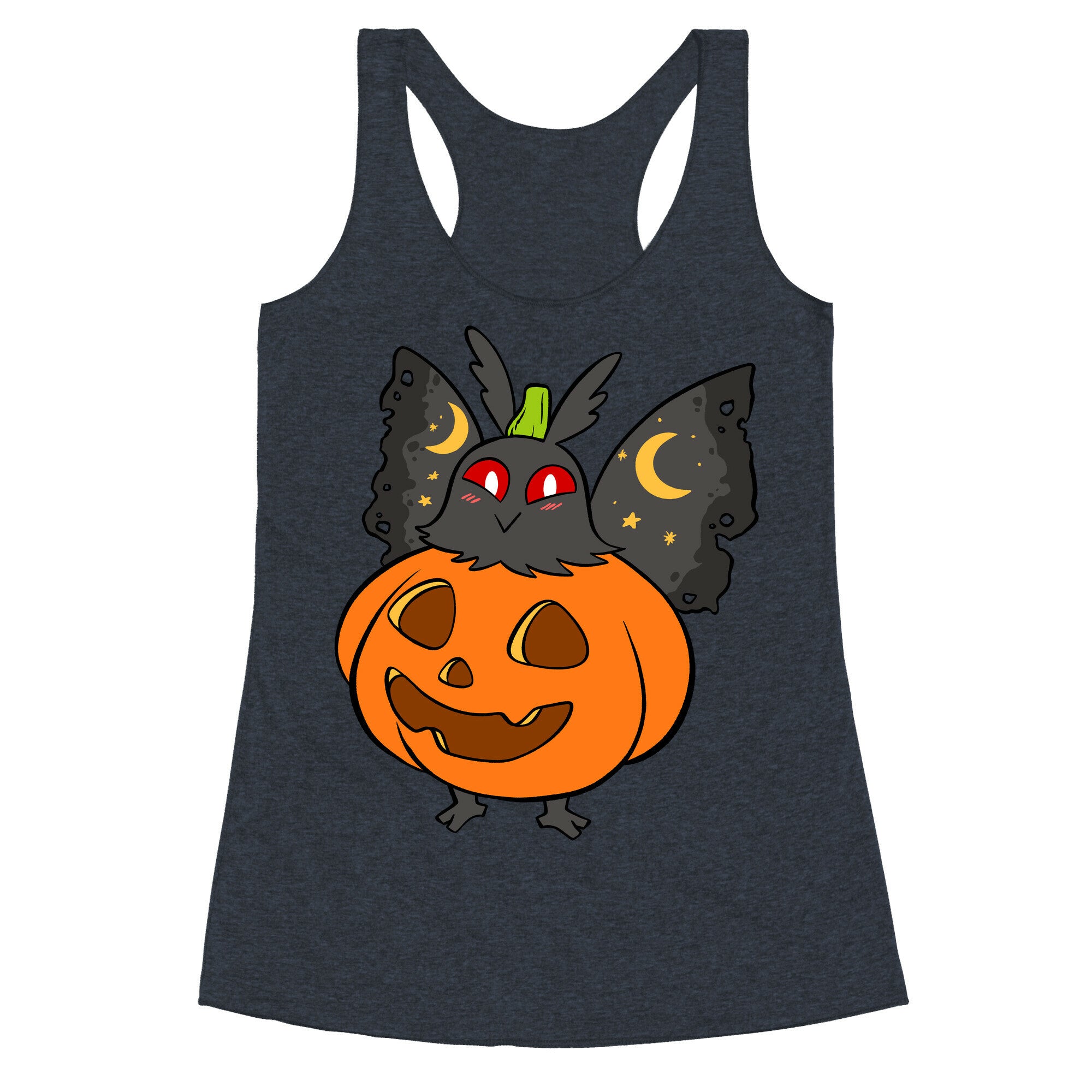 Mothman Pumpkin Racerback Tank