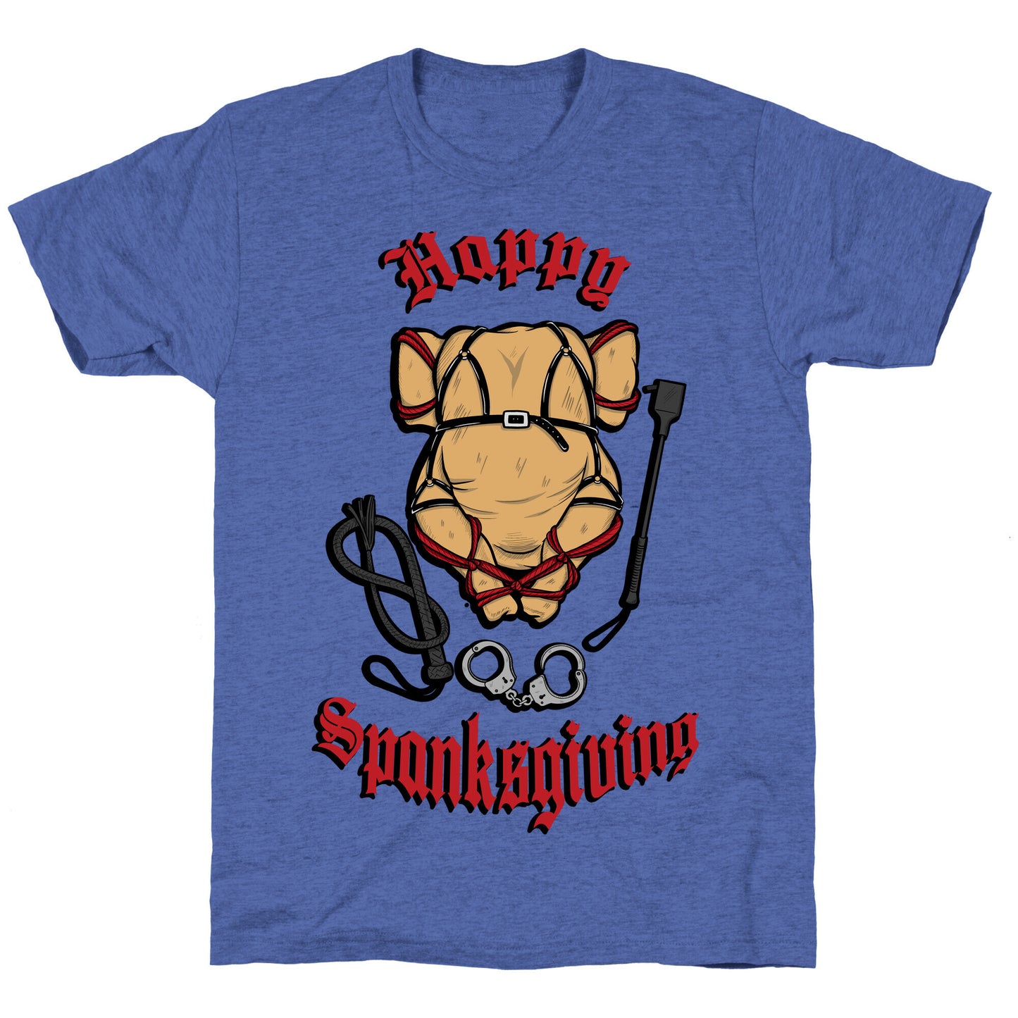 Happy Spanksgiving Unisex Triblend Tee