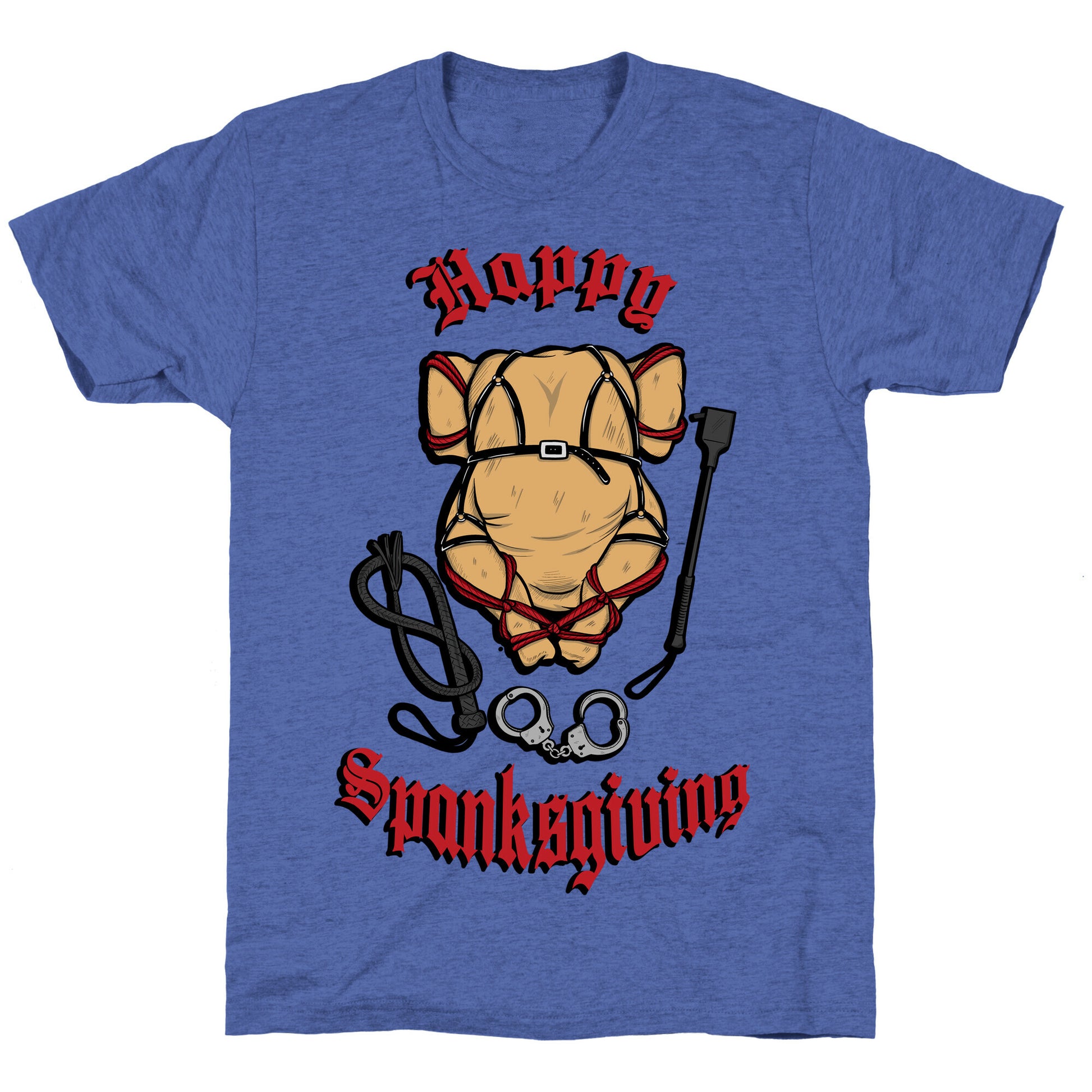 Happy Spanksgiving Unisex Triblend Tee