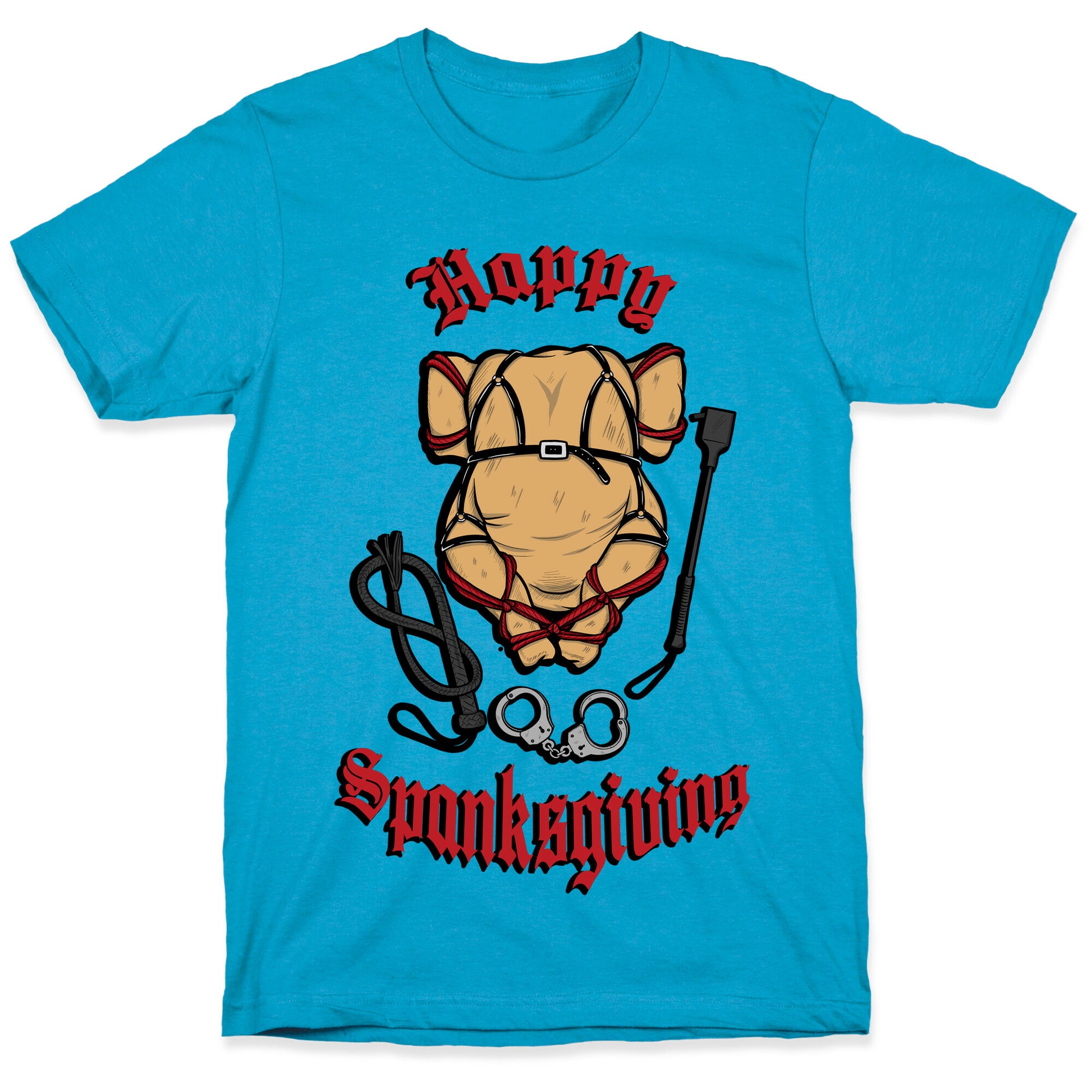 Happy Spanksgiving Unisex Triblend Tee