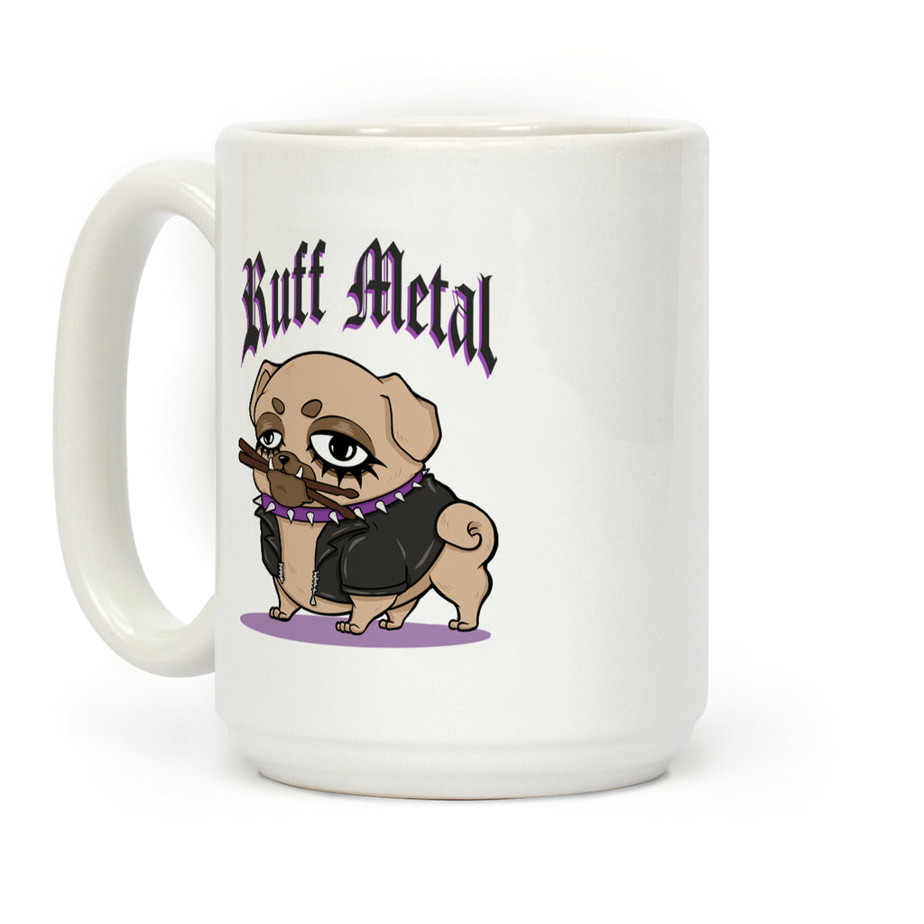 Ruff Metal Coffee Mug