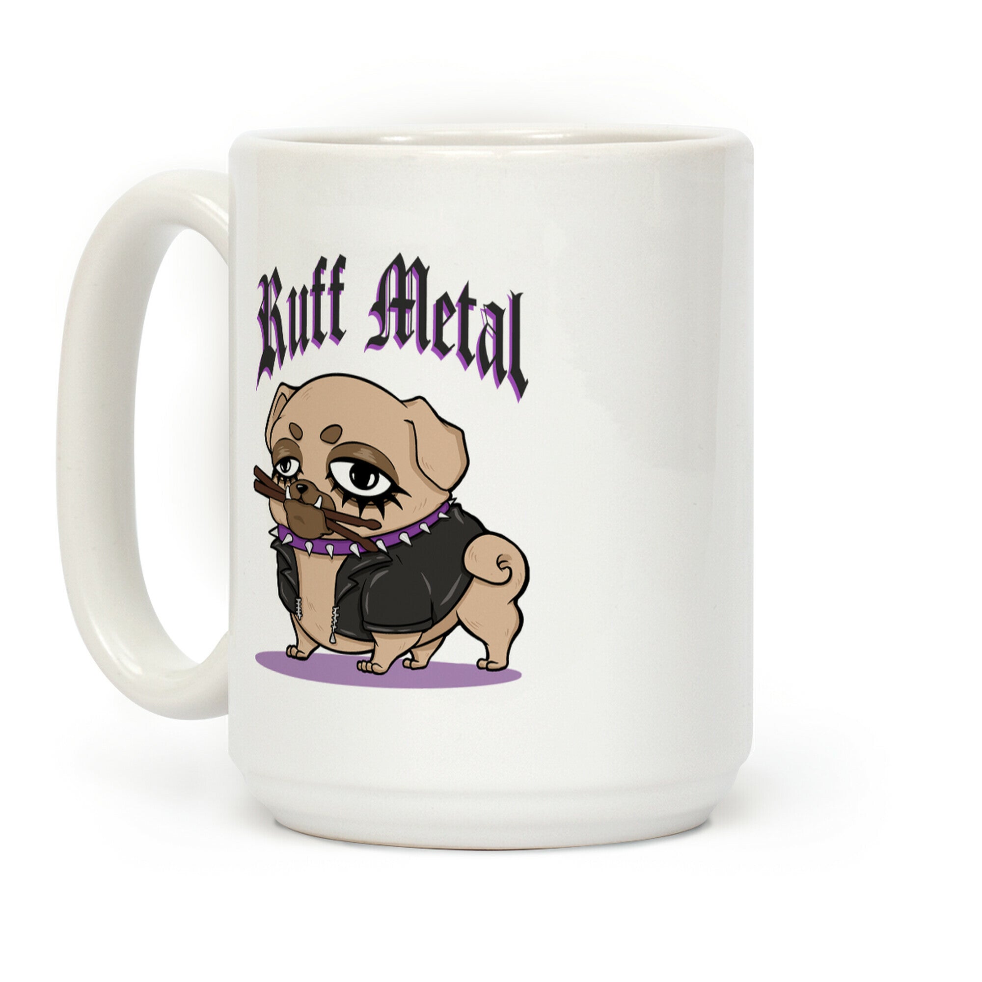 Ruff Metal Coffee Mug