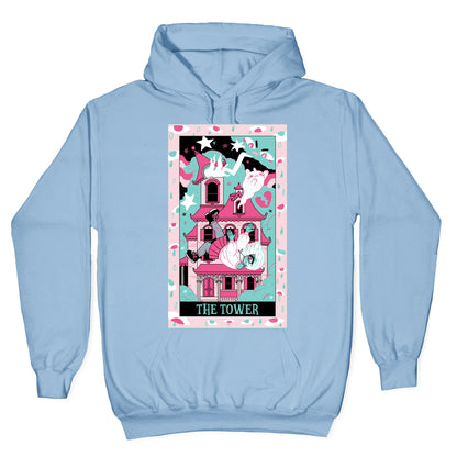 Creepy Cute Tarots: The Tower Haunted House Hoodie