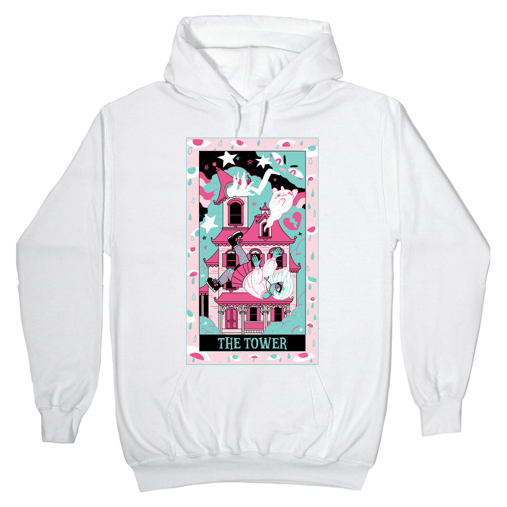 Creepy Cute Tarots: The Tower Haunted House Hoodie