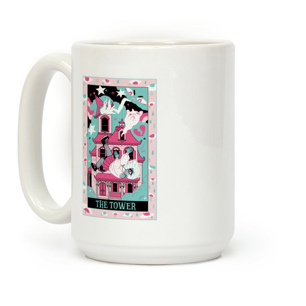 Creepy Cute Tarots: The Tower Haunted House Coffee Mug