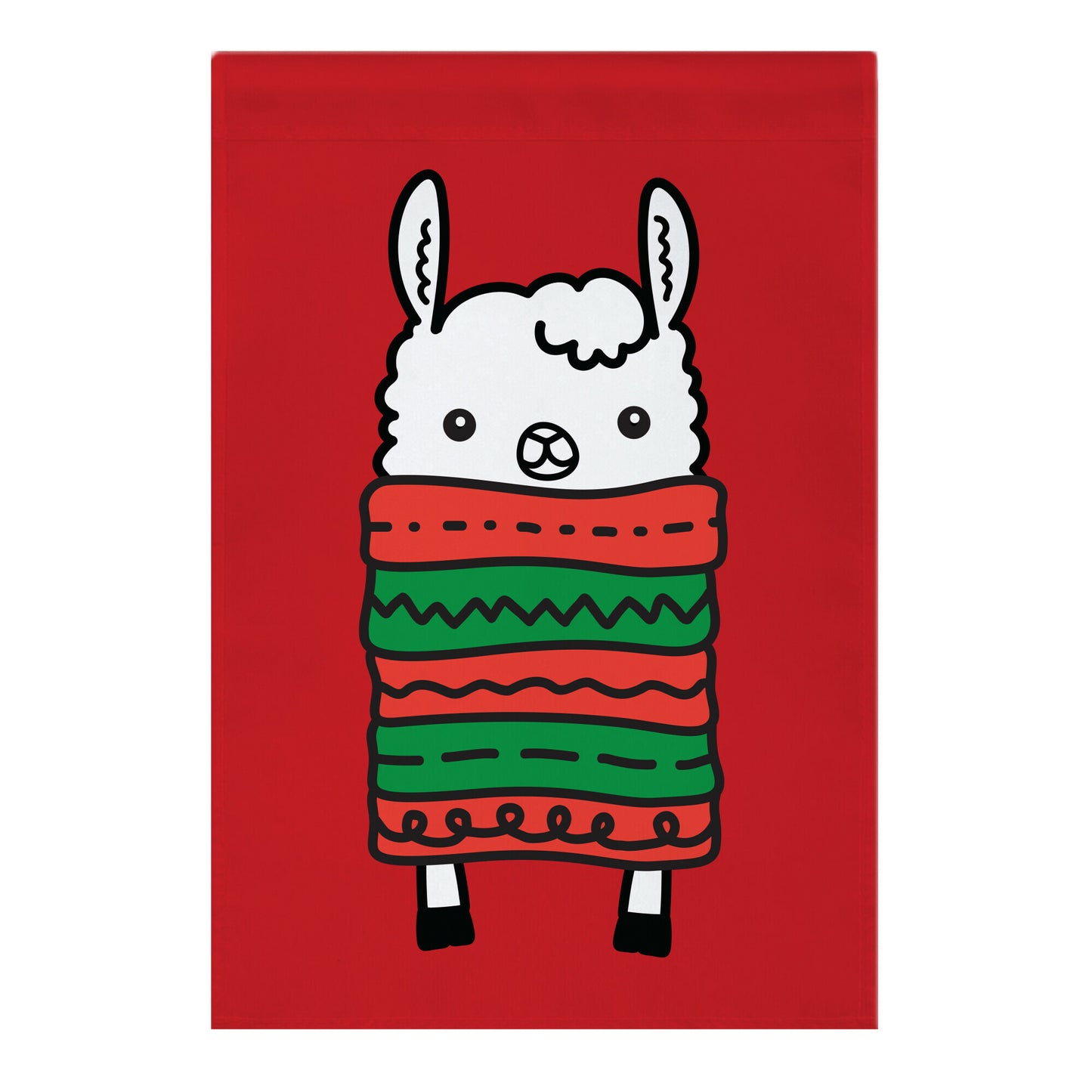 Long Llama Scarf Garden Flag