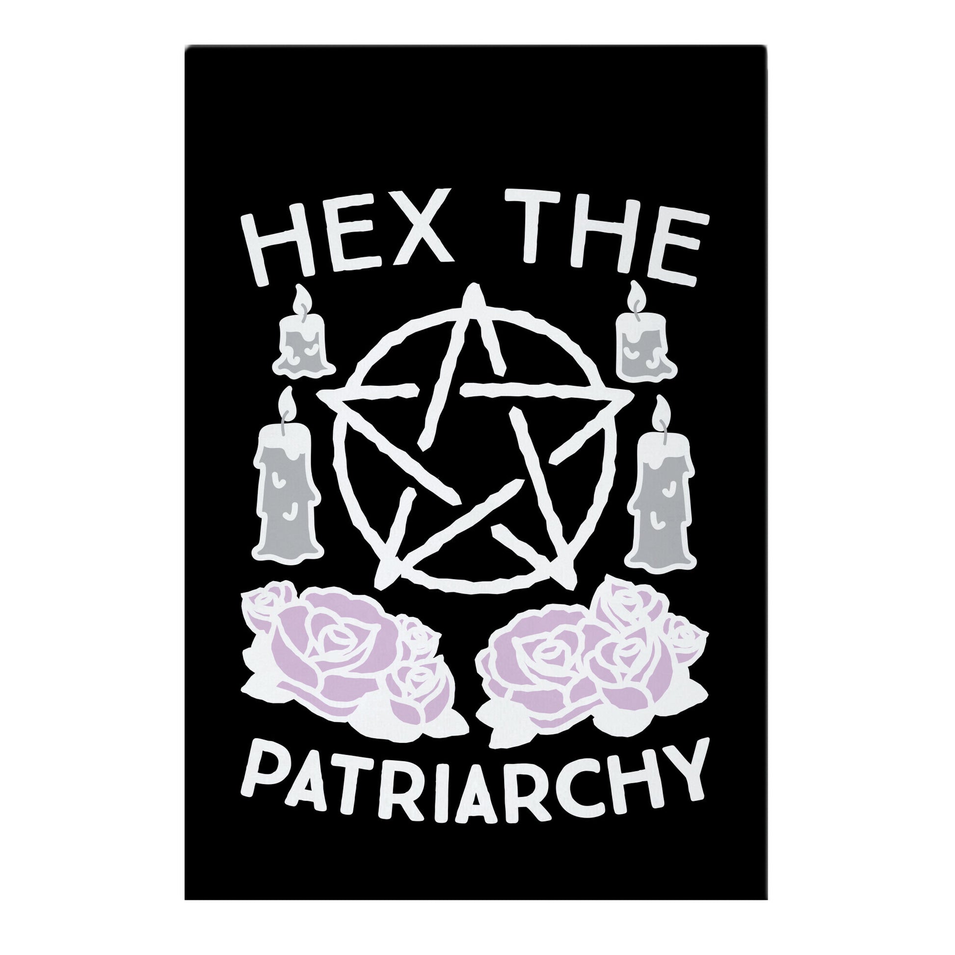 Hex The Patriarchy Garden Flag