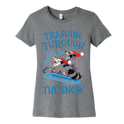 Trashing Through The Snow Women's Cotton Tee