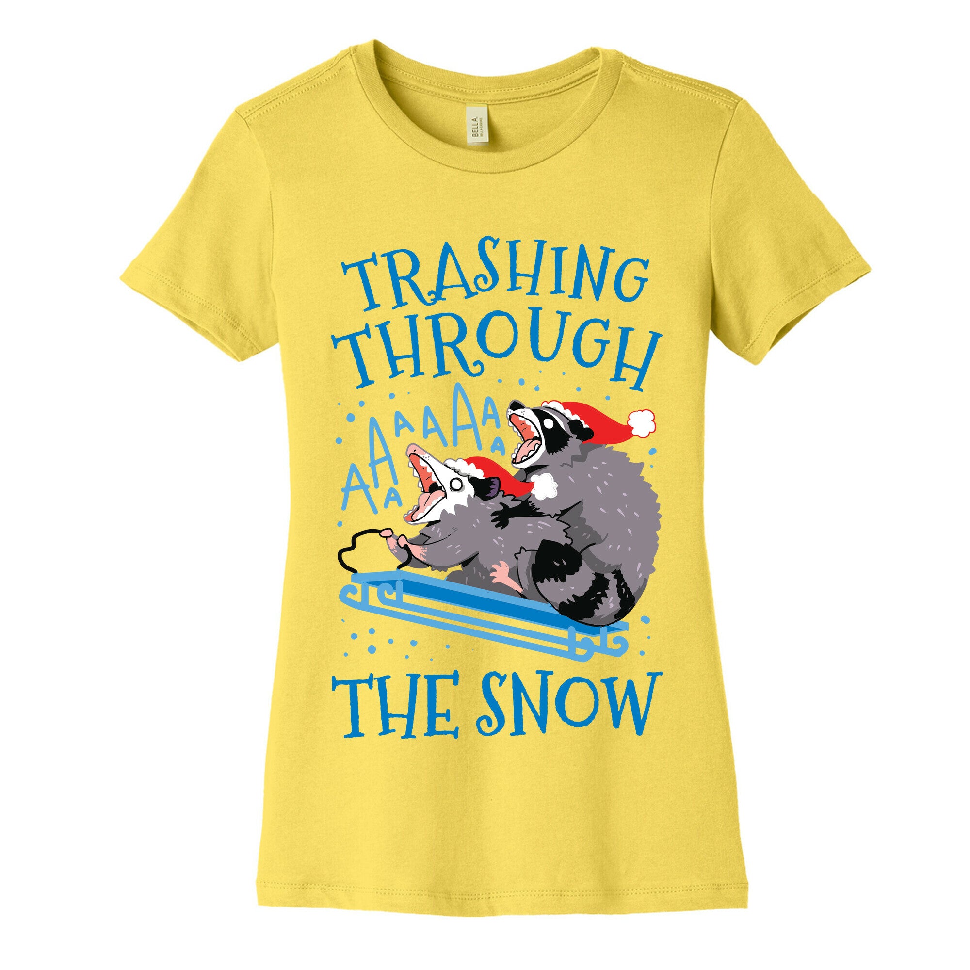 Trashing Through The Snow Women's Cotton Tee