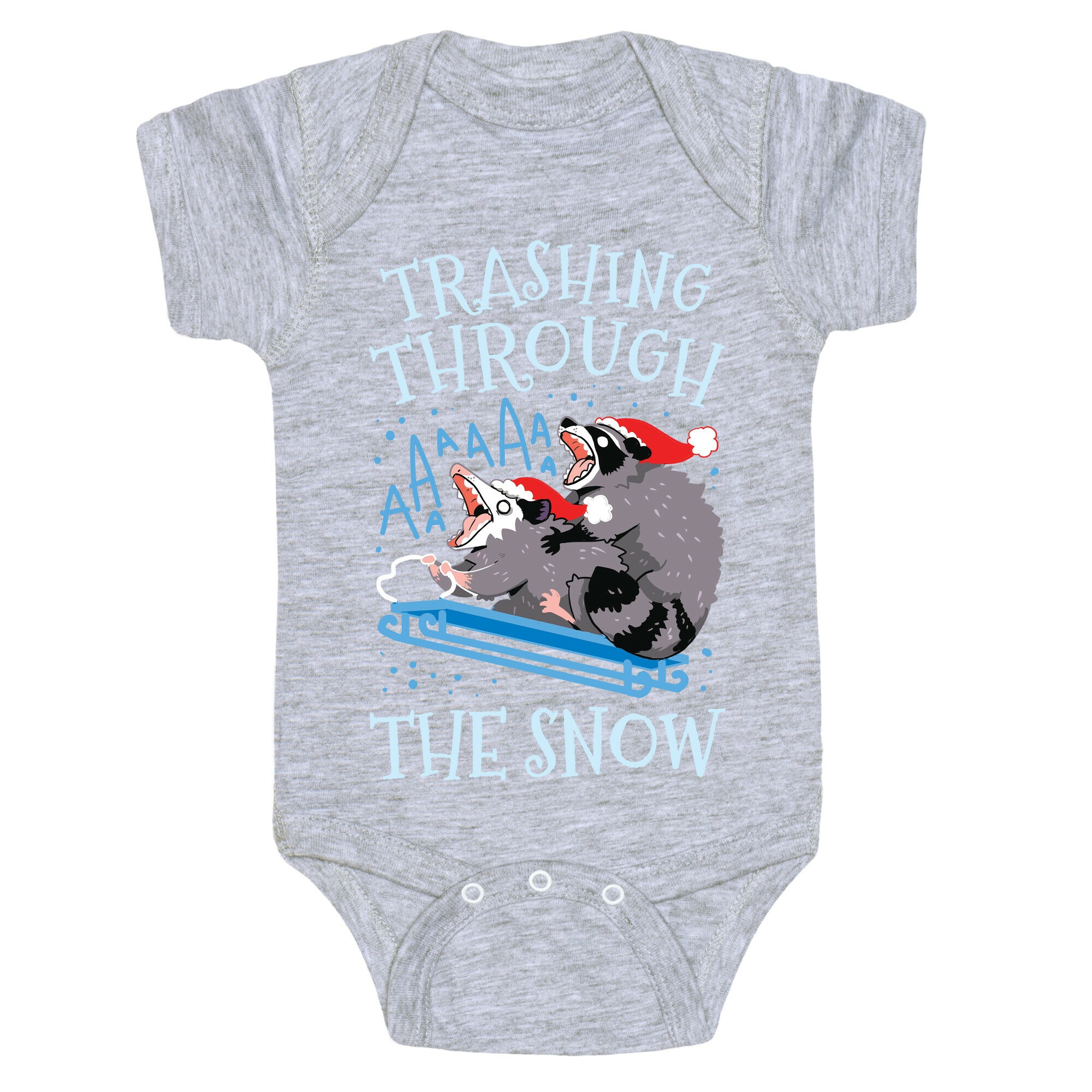 Trashing Through The Snow Baby One Piece