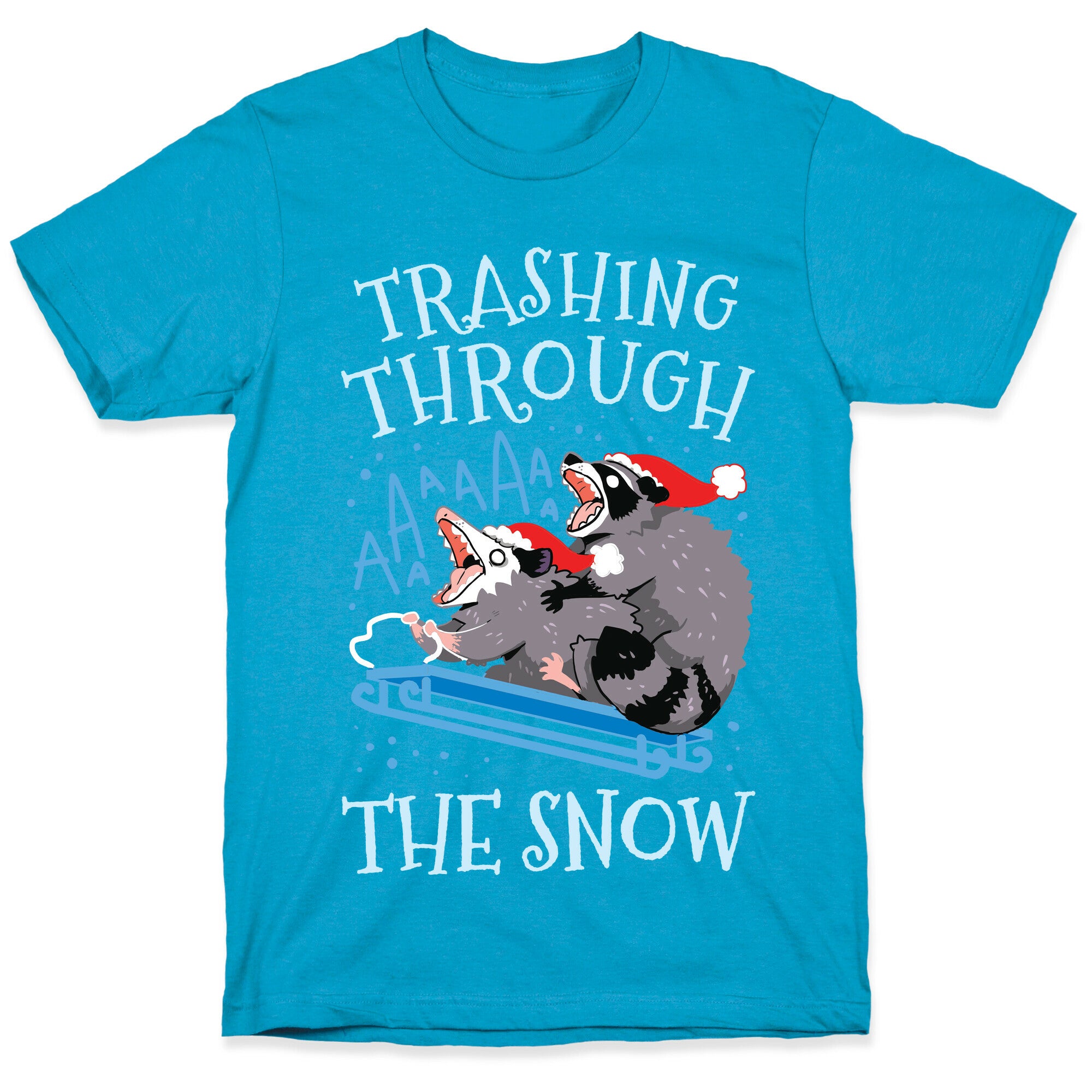Trashing Through The Snow Unisex Triblend Tee
