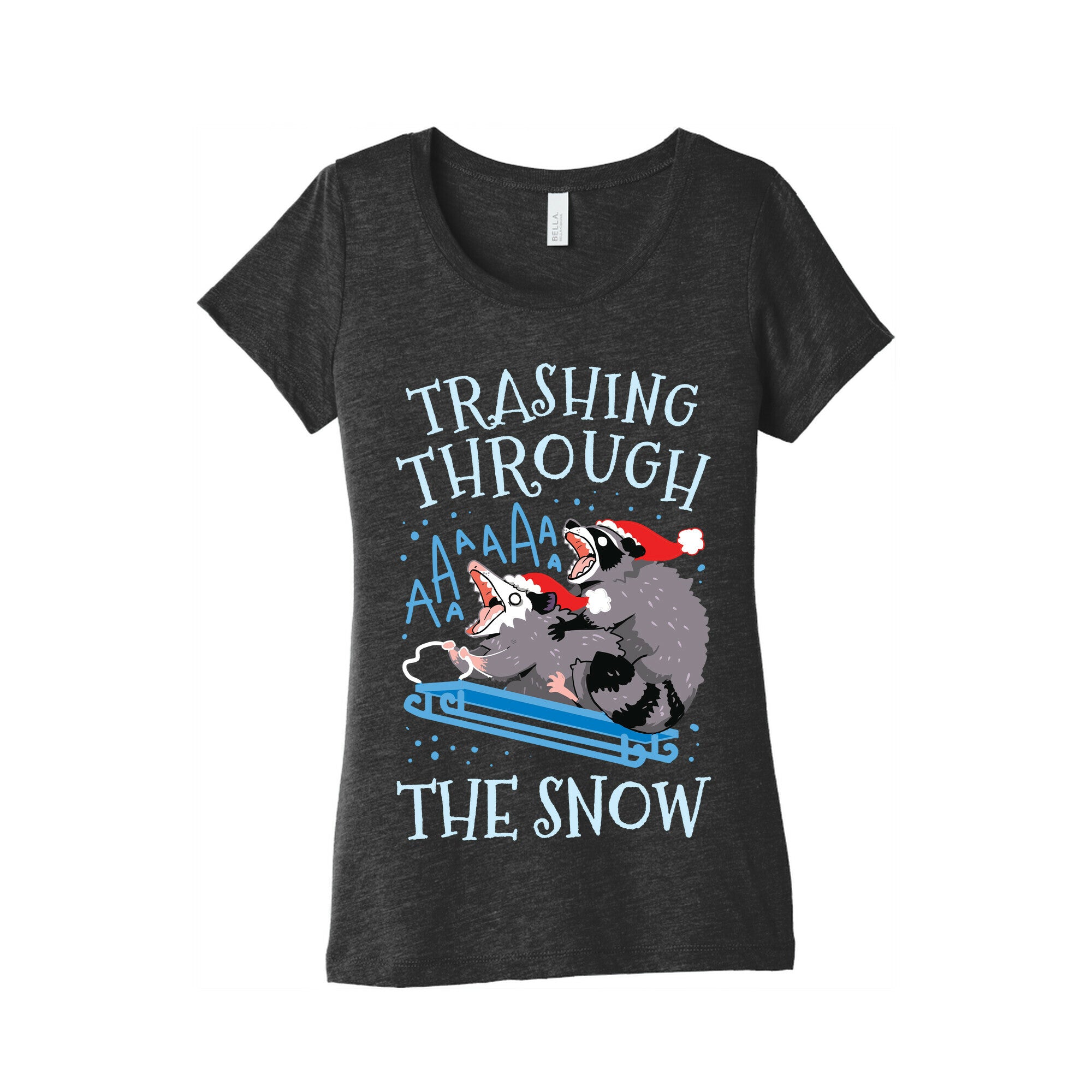 Trashing Through The Snow Women's Triblend Tee