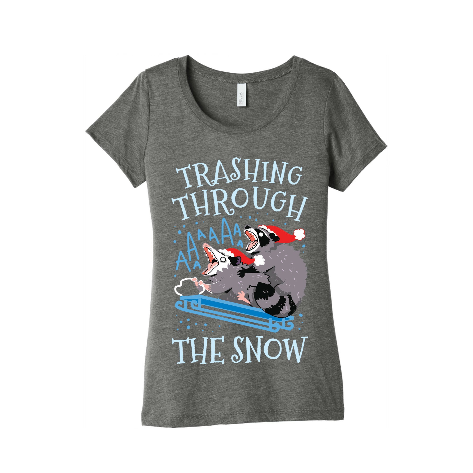 Trashing Through The Snow Women's Triblend Tee