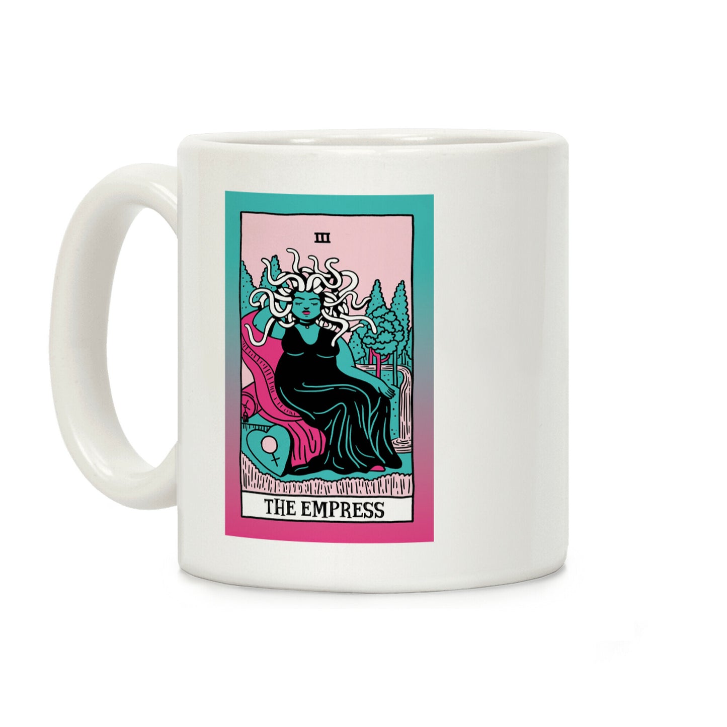 Creepy Cute Tarots: The Empress Medusa Coffee Mug